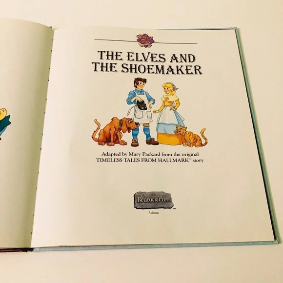 Vtg 1994 Timeless Tales From Hallmark The Elves And The Shoemaker Book - Picture 8 of 16